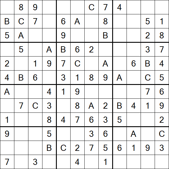 Sudoku 12x12 - Fácil