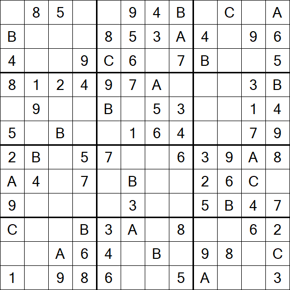 Sudoku 12x12 - Fácil