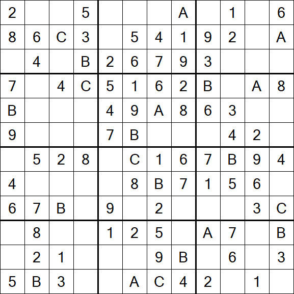 Sudoku 12x12 - Fácil