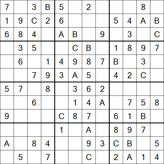Sudoku 12x12 - Fácil