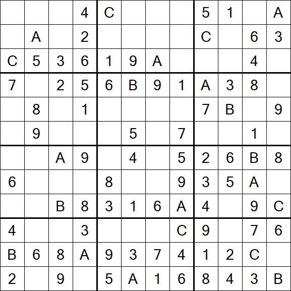 Sudoku 12x12 - Fácil