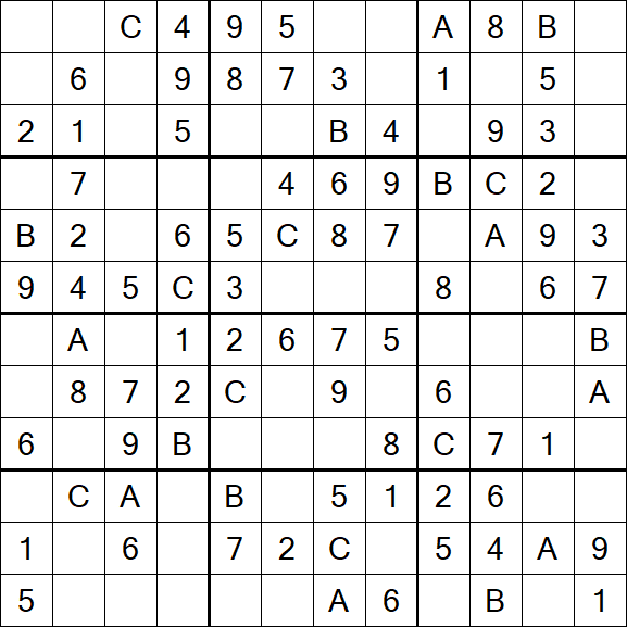 Sudoku 12x12 - Fácil