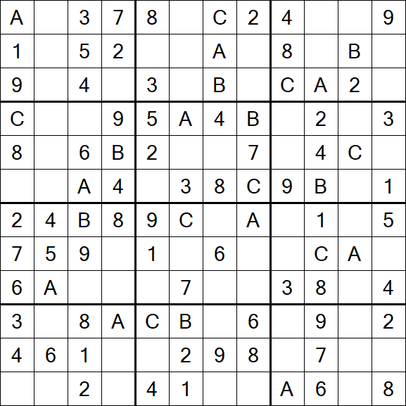 Sudoku 12x12 - Fácil