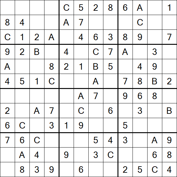 Sudoku 12x12 - Fácil