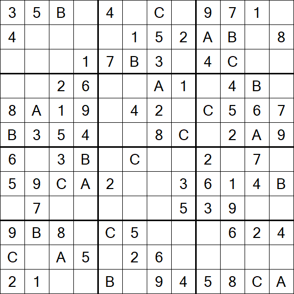 Sudoku 12x12 - Fácil