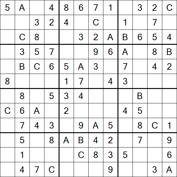 Sudoku 12x12 - Fácil