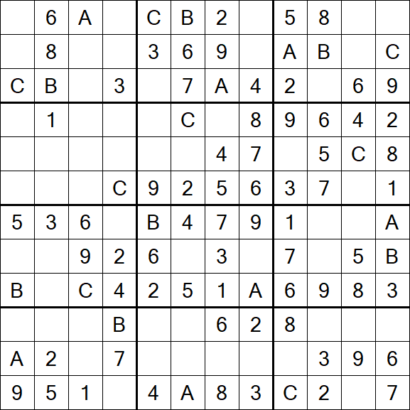 Sudoku 12x12 - Fácil
