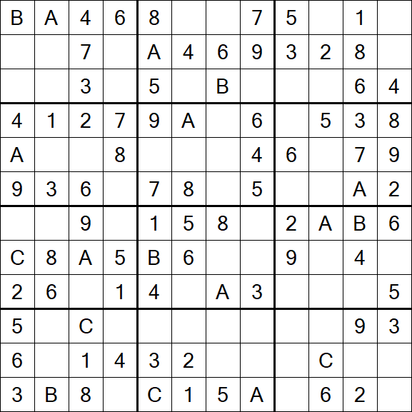 Sudoku 12x12 - Fácil