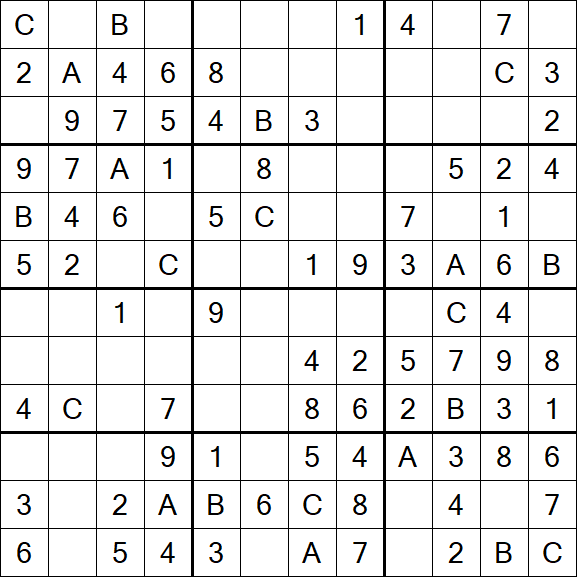 Sudoku 12x12 - Simple