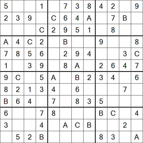 Sudoku 12x12 - Simple