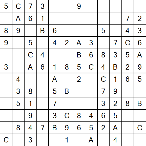 Sudoku 12x12 - Simple