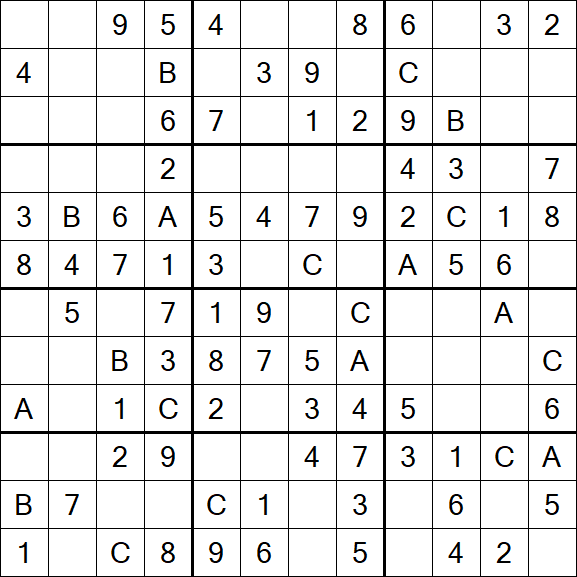 Sudoku 12x12 - Easy