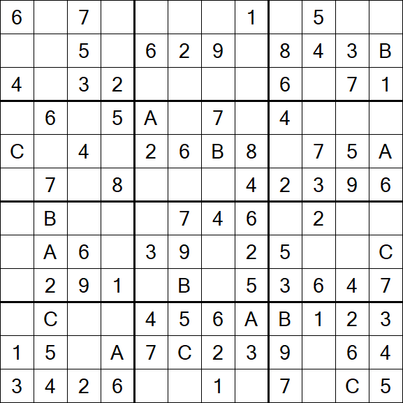 Sudoku 12x12 - Easy