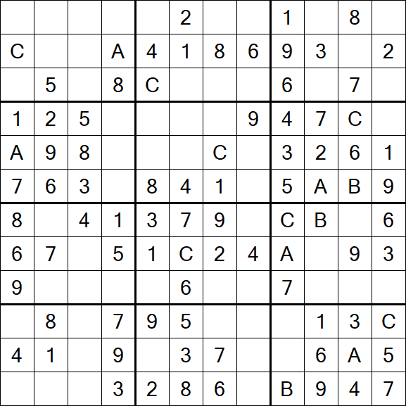 Sudoku 12x12 - Easy