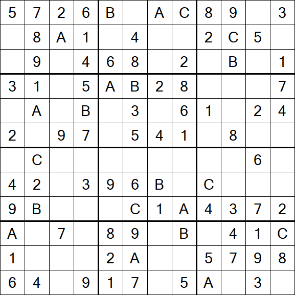 Sudoku 12x12 - Easy