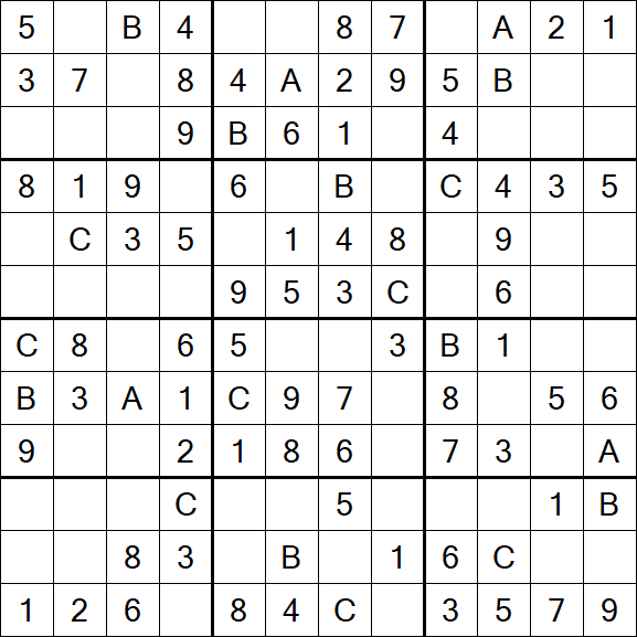 Sudoku 12x12 - Easy