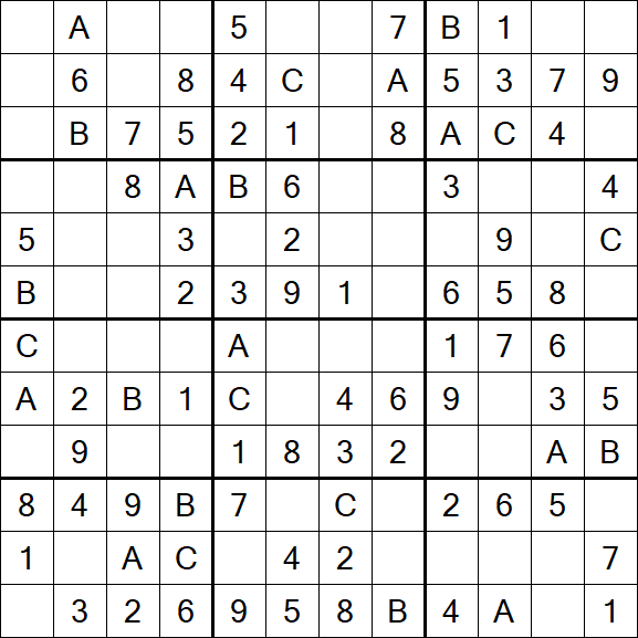 Sudoku 12x12 - Easy