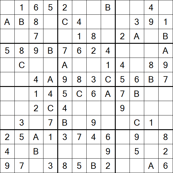 Sudoku 12x12 - Easy