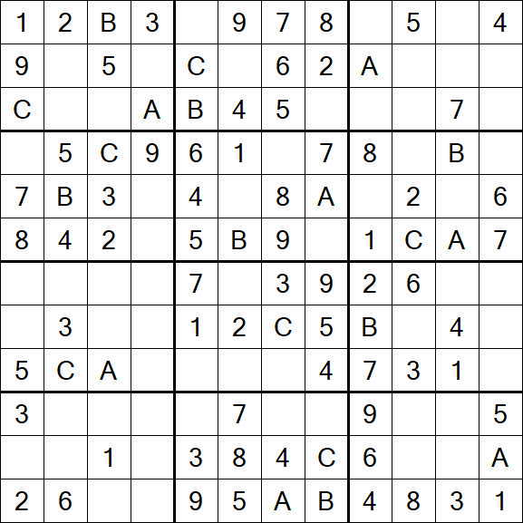 Sudoku 12x12 - Easy