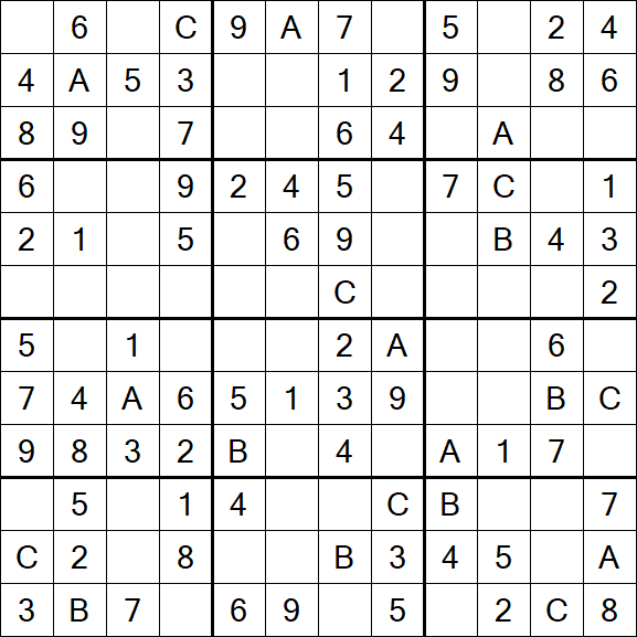 Sudoku 12x12 - Easy