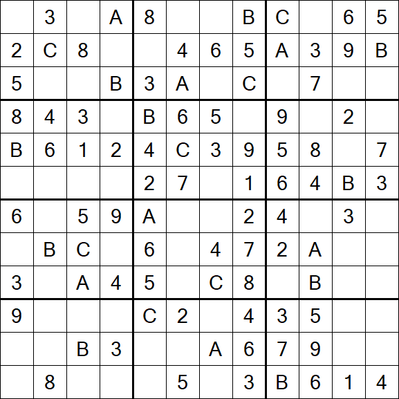 Sudoku 12x12 - Easy