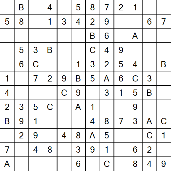 Sudoku 12x12 - Easy