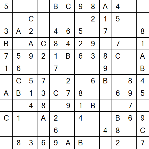 Sudoku 12x12 - Easy