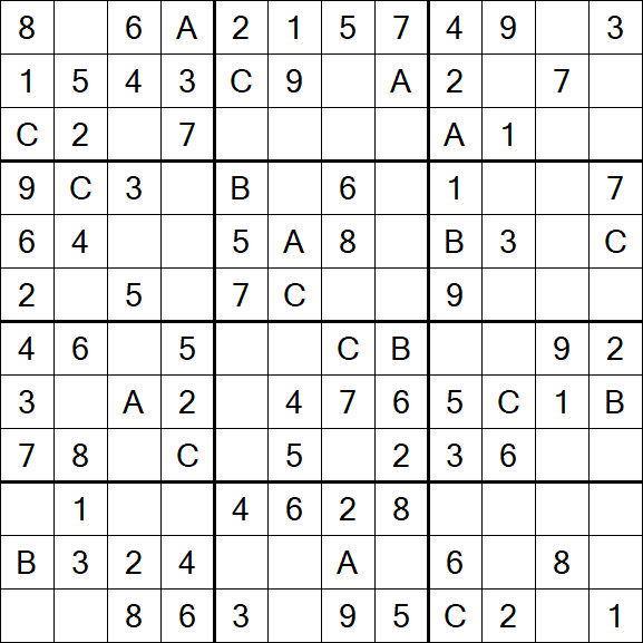 Sudoku 12x12 - Easy