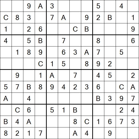 Sudoku 12x12 - Easy