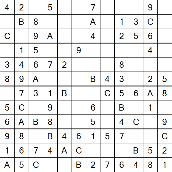 Sudoku 12x12 - Easy