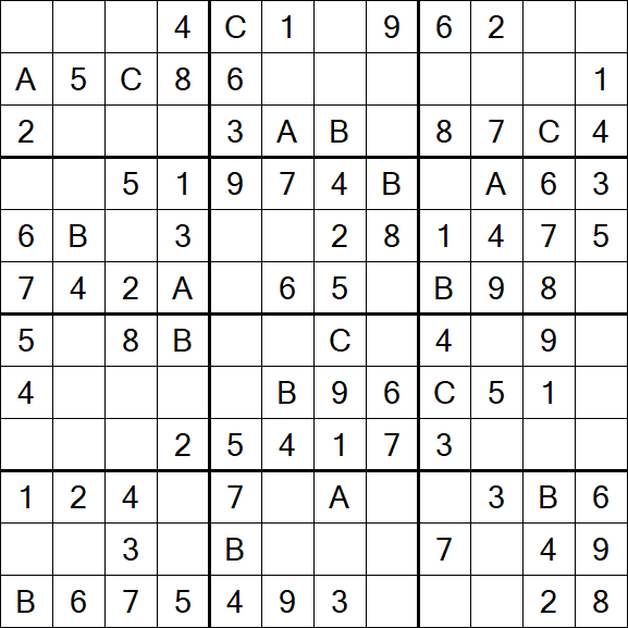 Sudoku 12x12 - Easy