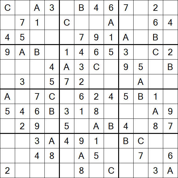 Sudoku 12x12 - Easy