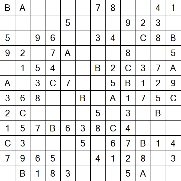 Sudoku 12x12 - Easy