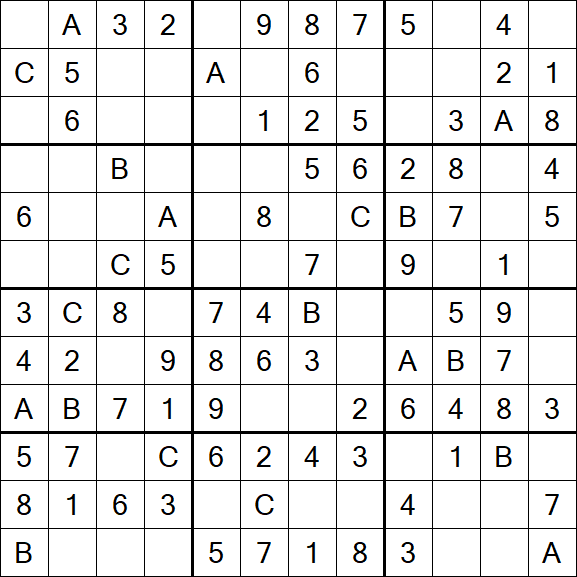 Sudoku 12x12 - Easy
