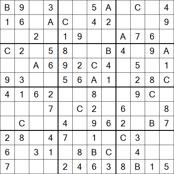 Sudoku 12x12 - Easy