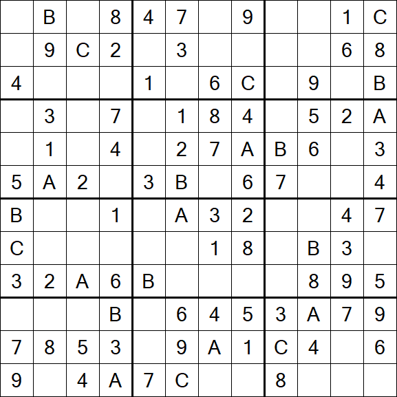 Sudoku 12x12 - Easy