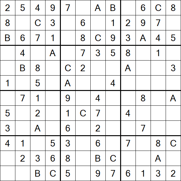 Sudoku 12x12 - Simple