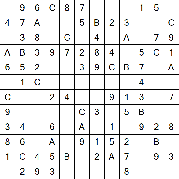 Sudoku 12x12 - Simple