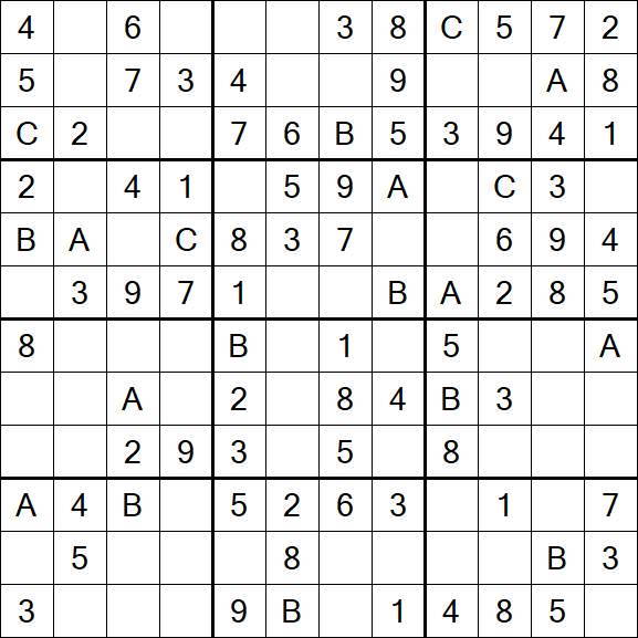 Sudoku 12x12 - Simple