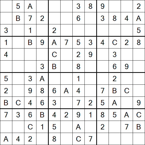 Sudoku 12x12 - Simple