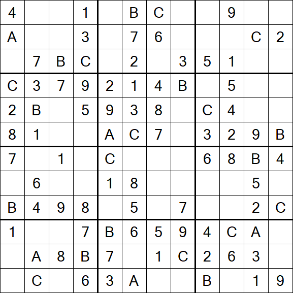 Sudoku 12x12 - Simple