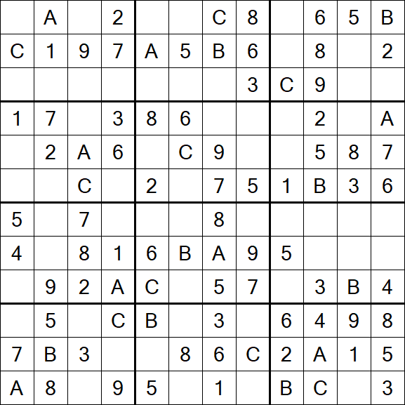 Sudoku 12x12 - Simple