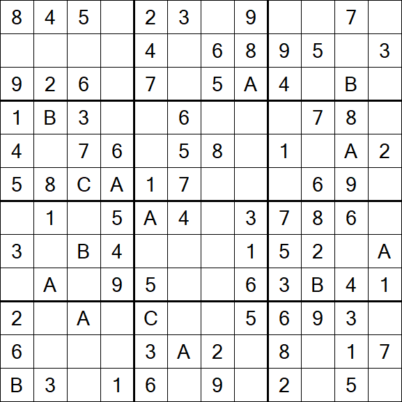 Sudoku 12x12 - Simple