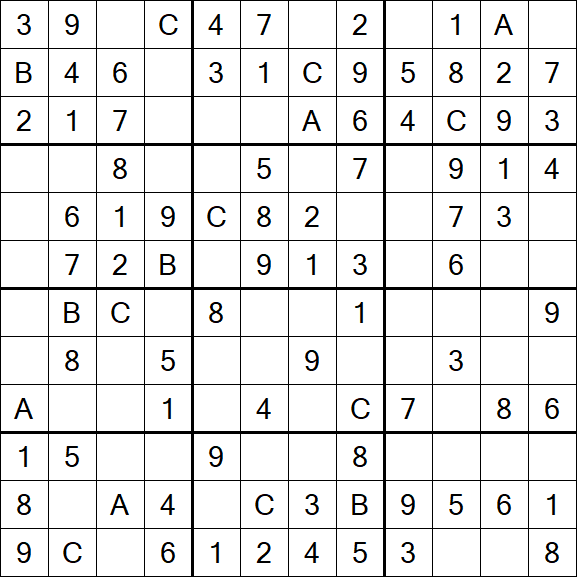 Sudoku 12x12 - Fácil