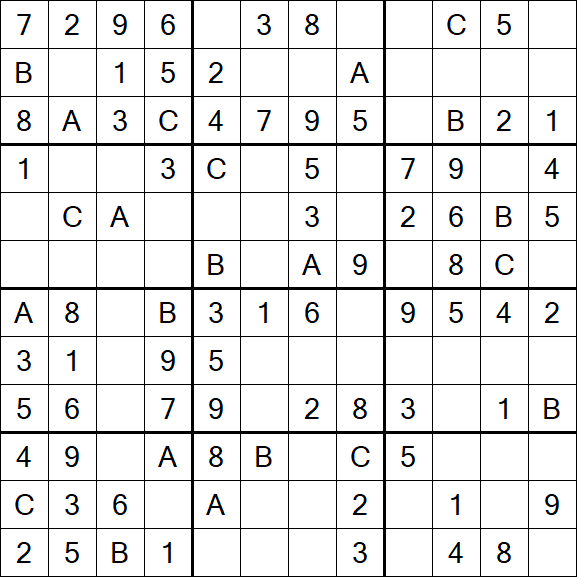Sudoku 12x12 - Simple