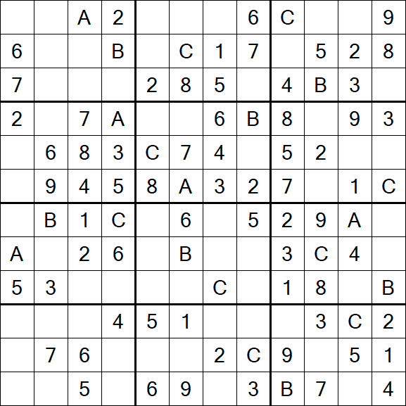 Sudoku 12x12 - Fácil
