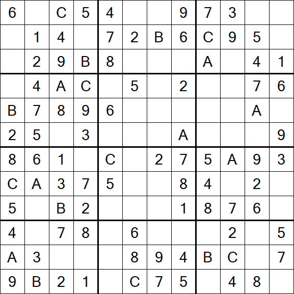 Sudoku 12x12 - Simple