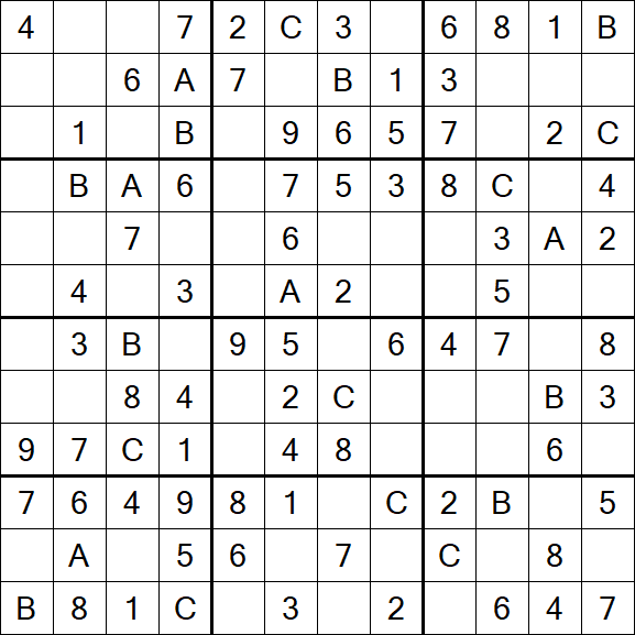 Sudoku 12x12 - Fácil
