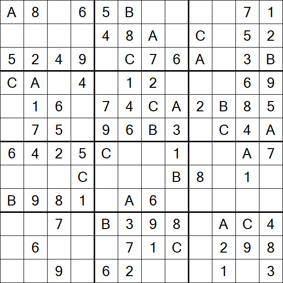 Sudoku 12x12 - Fácil