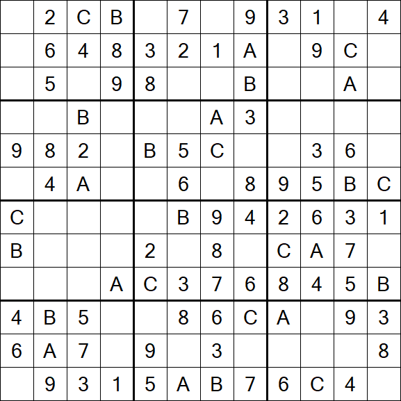 Sudoku 12x12 - Fácil